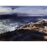 ‡ DAVID TRESS watercolour - entitled verso, 'Near Strumble II', signed and dated 1991Dimensions: