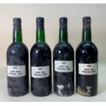 VINTAGE PORT DOW 1966 4 x 75clFour bottles, bottled by Peatling & Cawdron of King’s Lynn (4)