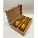 CHAMPAGNE LOUIS ROEDERER CRISTAL 1985 & 1990 MAGNUM PRESENTATION CASE 2 x 1500clExtremely rare