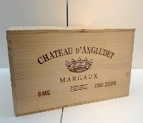 CHÂTEAU d'ANGLUDET 2006 MARGAUX OWC 6 x 1500clSix magnums presented in its original wooden case (1)