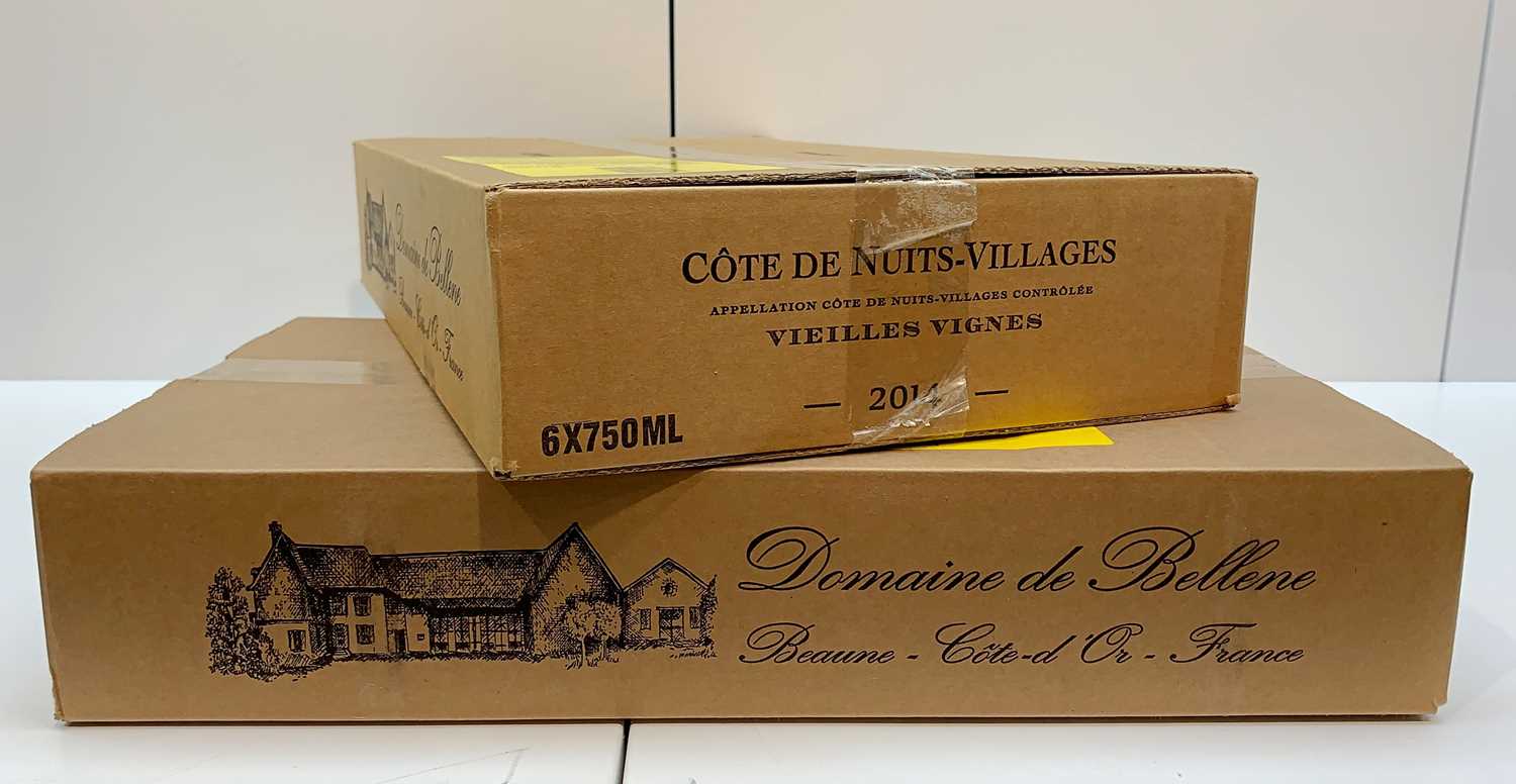 CÔTES de NUITS-VILLAGES VIEILLES VIGNES DOMAINE de BELLENE 2014 12 x 75clTwelve bottles of 2014