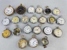ASSORTED POCKET WATCHES, including Siro Railway Timer, Omega globe watch, two Goliath watches with