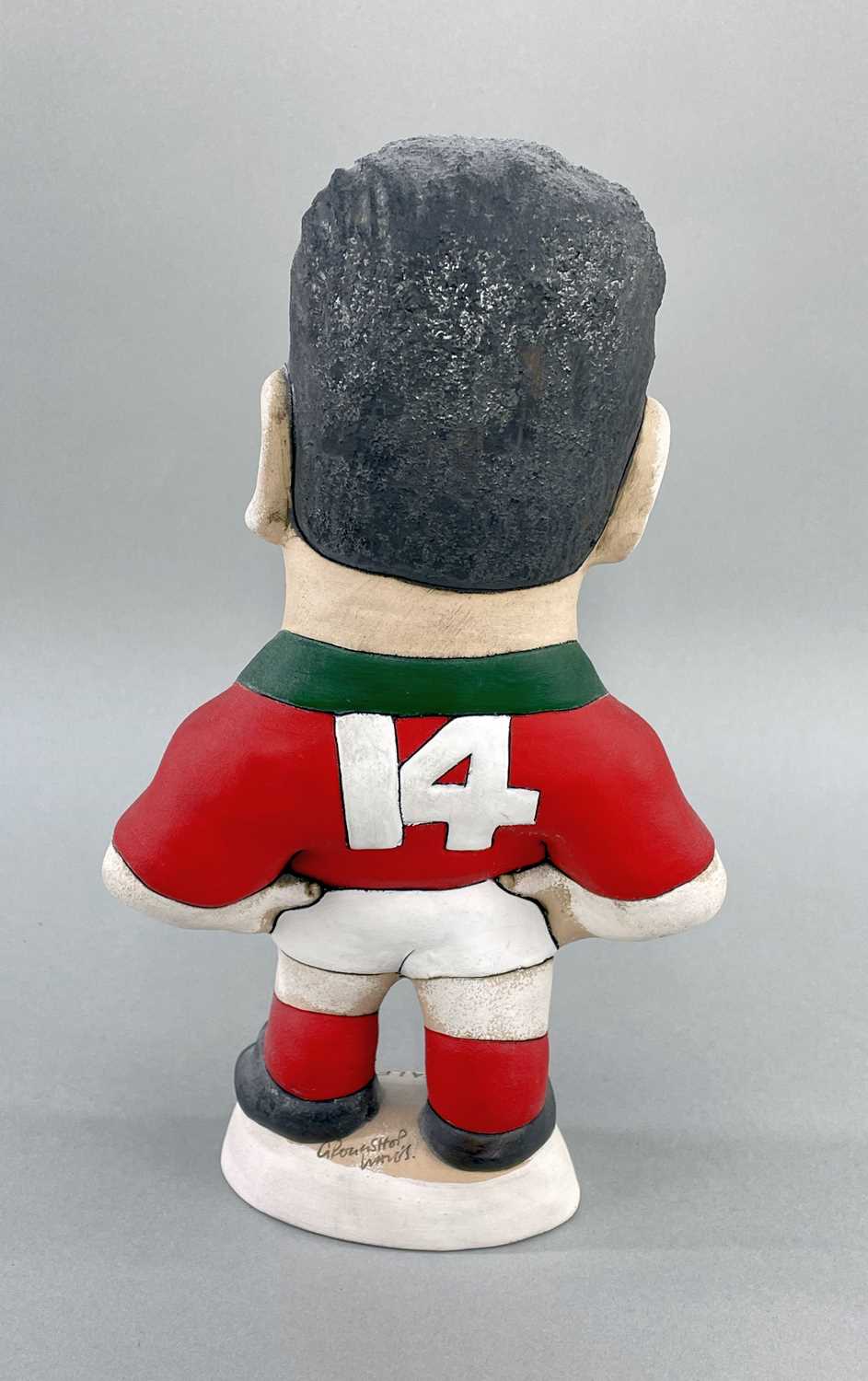 IEUAN EVANS 'GROGG', signed in the clay 'Grogg Shop Wales', 24.5cm h - Image 2 of 2