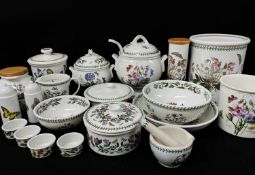 GOOD GROUP OF PORTMEIRION 'BOTANIC GARDEN' PATTERN KITCHENWARE, including soup turren and cover,