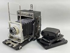 MPP MICRO-PRESS 5X4 LARGE FORMAT PRESS CAMERA OUTFIT, c. 1950s, comprising MPP body, with