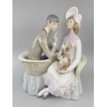 LLADRO FIGURE OF A SEATED COUPLE, entitled 'You and me' (4830), 26cms highCondition Report:no