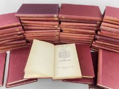 EXTENSIVE COLLECTION 'SPORTSMANS BOOK CLUB' SERIES, original red cloth, gilt spines (no dws) (61)