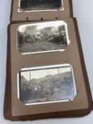 WELSH INTEREST: POSTCARD/PHOTOGRAPH ALBUM, c. 1907-1928, including 5x depicting the rescue at the