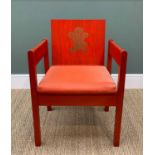 1969 PRINCE OF WALES INVESTITURE CHAIR, designed by Lord Snowdon and manufactured by Welsh Remploy