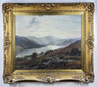 HERBERT F. ROYLE (1870-1958) oil on canvas - Haweswater, Cumbria, signed, inscribed verso, 61 x