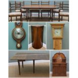 ASSORTED FURNITURE, including Victorian walnut chiffonier, Younger 'Toledo' stained elm dining table