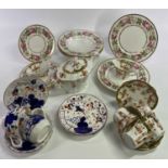 ROYAL WORCESTER ROYAL GARDEN, Gaudy Welsh pottery, Victorian style teaware, a mixed bundle, 11, 8