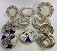 ROYAL WORCESTER ROYAL GARDEN, Gaudy Welsh pottery, Victorian style teaware, a mixed bundle, 11, 8