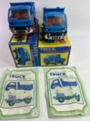 DAIYA TOYS JAPAN TRUCK ASSEMBLY SETS (2) - both appear complete, in original boxes