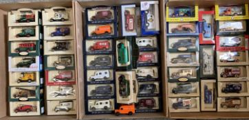 DIECAST MODEL VEHICLES IN RETAIL BOXES - mainly "Days Gone" by Lledo vintage commercial vehicles,