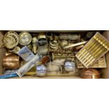 VINTAGE & LATER COPPER & BRASSWARE, boxed and loose EPNS cutlery and other collectable goods