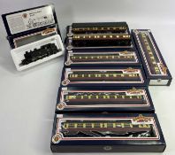 BACHMANN DOUBLE OO GAUGE BOXED ROLLING STOCK (7), also, Ivatt Class 2 locomotive