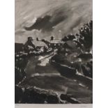 SIR KYFFIN WILLIAMS RA limited edition print (28/250), titled verso 'Old School House, Cwm Pennant',