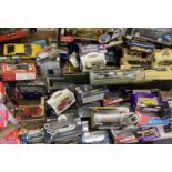 DIECAST MODEL VEHICLES, mainly boxed to include Burago 1/18 scale models, large parcel of Corgi