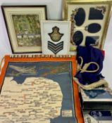 AIRFORCE COLLECTABLES, modern photo albums and frames, ETC, the group includes a flag/pennant marked