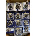 TUDOR MINT 'MYTH & MAGIC COLLECTION' FIGURINES (12) - with original boxes including Christmas
