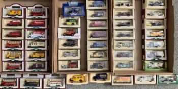 DIECAST MODEL VEHICLES IN RETAIL BOXES - "Days Gone" by Lledo vintage and other commercial vehicles,