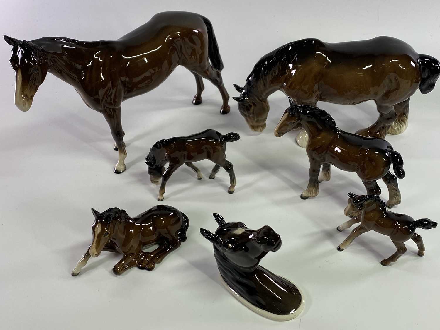 BESWICK, BORDER FINE ARTS and other collectables group to include 7 Beswick horse ornaments, 20cms H - Image 2 of 5