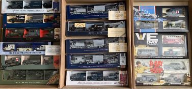 DIECAST MODEL VEHICLES IN RETAIL BOXES - Lledo military related including anniversary