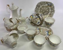 VINTAGE TEAWARE, 2 SETS - to include Royal Albert Val D'or, 15 pieces with original packing box