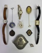 NURSING INTEREST COLLECTABLES to include a Rotary nine carat gold cased lady's wristwatch on