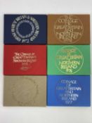COINS - Coinage of Great Britain and Northern Ireland presentation year packs (6), dated 1972-1977