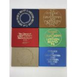 COINS - Coinage of Great Britain and Northern Ireland presentation year packs (6), dated 1972-1977