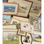PAINTINGS & PRINTS ASSORTMENT to include Warren Williams limited edition print, Judy Boyes,