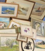 PAINTINGS & PRINTS ASSORTMENT to include Warren Williams limited edition print, Judy Boyes,