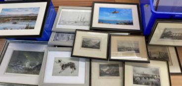 PAINTINGS & PRINTS ASSORTMENT - to include Sir Kyffin Williams RA, Keith Andrew, L S Lowry, many