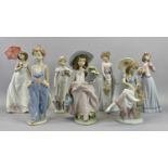 LLADRO FIGURES, BOXED - approximately 11