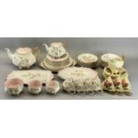 ROYAL ALBERT "BRAEMAR" TEAWARE, approximately thirty eight pieces and Royal Albert "English