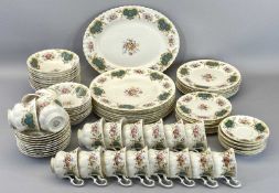 ROYAL ALBERT "BERKELEY" TEA & DINNERWARE, approximately seventy five pieces