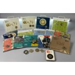 ROYAL MINT BRILLIANT UNCIRCULATED COIN PACKS (14) & OTHERS - one pound and two pound denominations