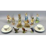 BEATRIX POTTER COLLECTABLES, Beswick birds, Lilliput Lane cottages, a mixed group to include Beswick