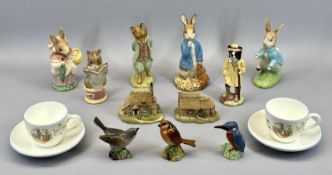 BEATRIX POTTER COLLECTABLES, Beswick birds, Lilliput Lane cottages, a mixed group to include Beswick