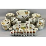 ROYAL WORCESTER "EVESHAM" OVEN TO TABLEWARE, approximately seventy pieces