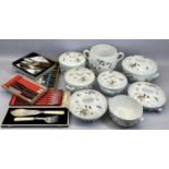 ROYAL WORCESTER 'OVEN TO TABLE' WARE - Strawberry Fair pattern, a quantity of tureens, ETC, some