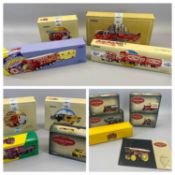 BOXED CORGI DIECAST CIRCUS VEHICLES - fire engines and steam wagons, ETC, 13 items to include