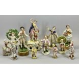 CONTINENTAL FIGURINES (12) - various makers