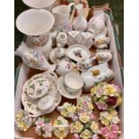 COLLECTOR'S PORCELAIN - a mixed quantity to include Aynsley Little Sweetheart, 7 pieces, Aynsley