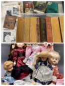 VINTAGE & LATER COLLECTOR'S DOLLS - a quantity including vintage composition and modern porcelain