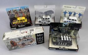 CORGI THE BEATLES ALBUM COVER DIECAST LONDON TAXIS - with a Corgis The Beatles Collection