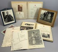 ROYALTY SIGNED PHOTOGRAPHS, LETTERS & EPHEMERA - formally the property of George N Stansfield Esq