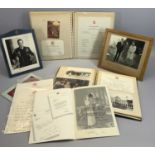 ROYALTY SIGNED PHOTOGRAPHS, LETTERS & EPHEMERA - formally the property of George N Stansfield Esq